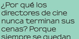 Cine y cenas: corte y cambio de escena