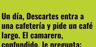 Descartes y el dilema del café existencial