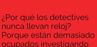 Detectives y la paradoja del tiempo perdido