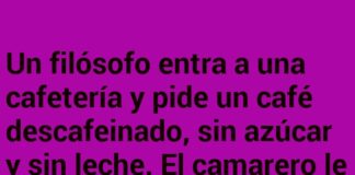 El café existencialista.