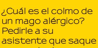 El colmo mágico del estornudo
