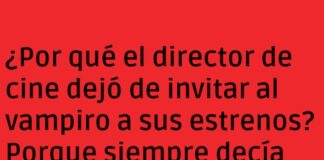 El crítico vampírico que «se esfumaba» al sol.