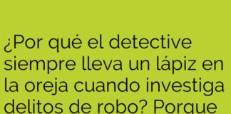 El detective y el lápiz justiciero