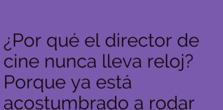 El director sin tiempo en sus manos