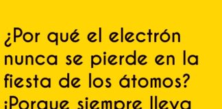 El electrón fiestero que nunca pierde el norte