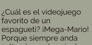El espagueti gamer: Mega-Mario en apuros al dente