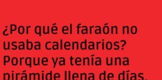 El Faraón y su Agenda Piramidal