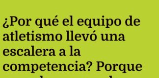 «El insólito relevo escalera»