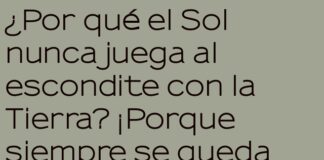 El juego interminable del Sol y la Tierra