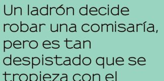 El Ladrón que Se Autopescó en la Comisaría