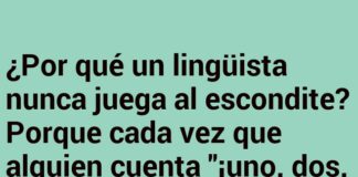 El lingüista que nunca se esconde