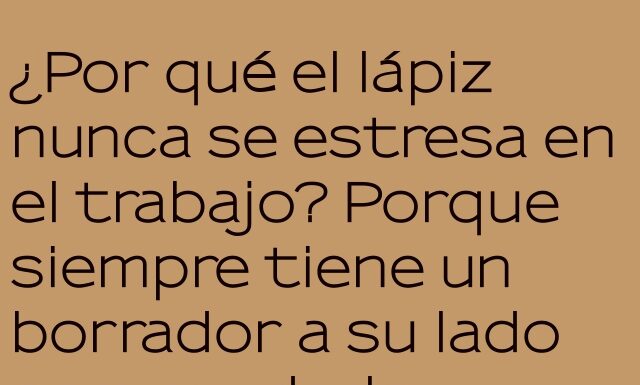 El Lápiz Zen y su Borrador Anti-Estrés