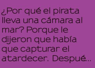 El pirata y el atardecer fugitivo
