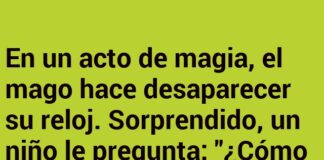 «El Reloj Viajero en el Acto de Magia»