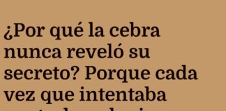 El secreto a rayas de la cebra