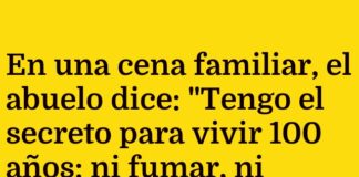 El secreto centenario del abuelo