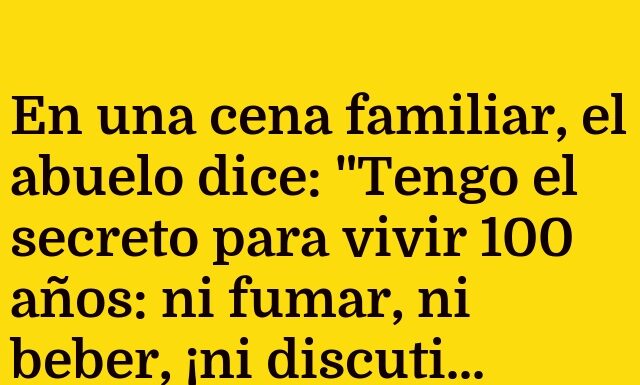 El secreto centenario del abuelo