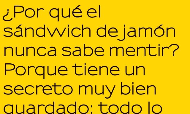 El Sándwich Sincero