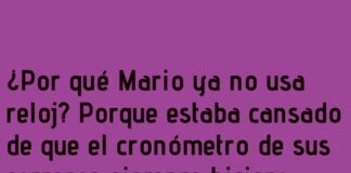 El tiempo al estilo Luigi
