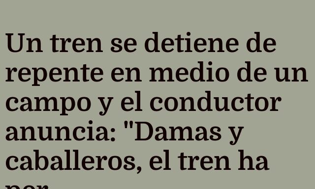 El Tren Sin Rumbo Busca Brújula.