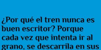 El tren y sus líneas descarriladas.