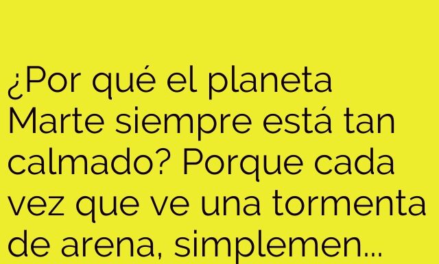 Estrés Espacial en Marte