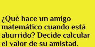 «La Amistad Infinita del Matemático»