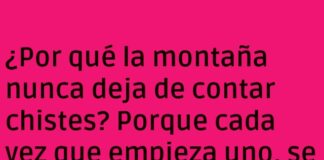 La montaña risueña y el altímetro.