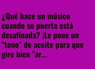 La puerta con tono musical