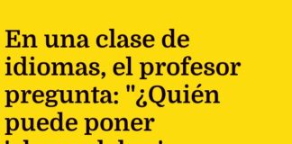 Malentendido mágico en clase de francés