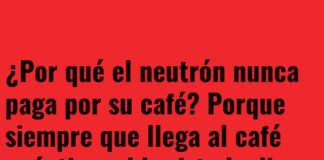 Neutrón invita al café sin carga