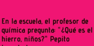 Pepito y el hierro arrugacamisas