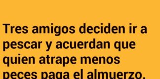 Pescar sin pescar, almuerzo gratis