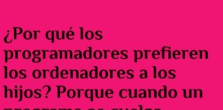 «Programadores: Prefieren Bugs a Berrinches»