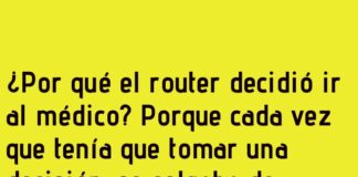 «Router al Doctor por Estrés de Conexión»