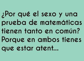 Sexo y Matemáticas: El Arte de Sacar un Diez