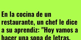 Sopa de Letras Rebelde en la Cocina