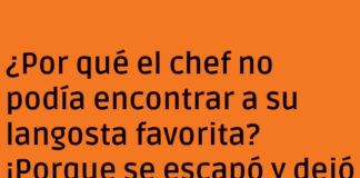 «Sopa-táculo de la Langosta Fugitiva»