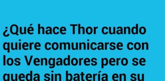 Thor y su conexión relampagueante