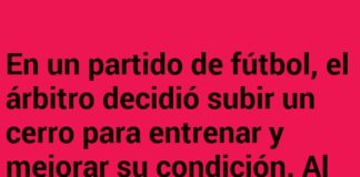 Un árbitro sube su nivel para no quedarse atrás