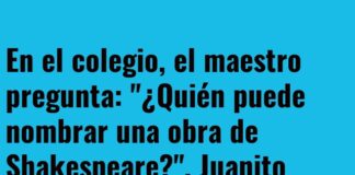 «Una Obra de Shake-espeare»