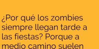 Zombies Despistados en la Fiesta
