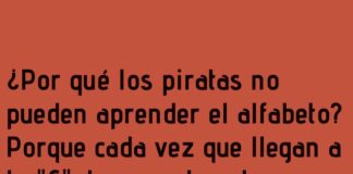 Alfabeto pirata: naufragio en la «C» y fiesta en la «R»