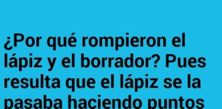 Amor a lápiz y borrador.