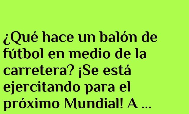 Balón en Forma para el Mundial