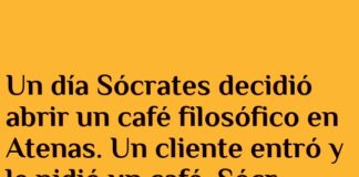 Café filosófico y café dudoso en Atenas