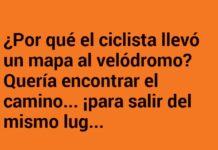 Ciclista perdido busca salida circular