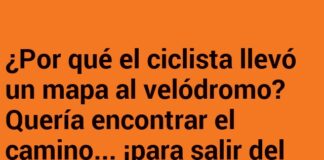 Ciclista perdido busca salida circular