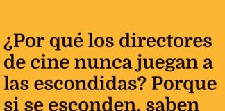 Cineastas y el escondite eterno