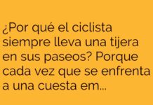 «Cortar camino: el secreto del ciclista»